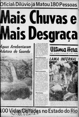 Última Hora [jornal]. Rio de Janeiro-RJ, 13 jan. 1966 [ed. matutina].