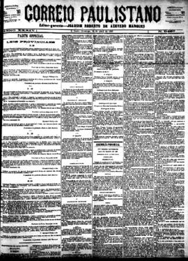 Correio paulistano [jornal], [s/n]. São Paulo-SP, 15 abr. 1888.