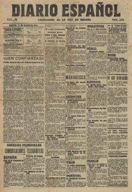 Voz de España, La. Diario Español [jornal], a. 13, n. 950. São Paulo-SP, 24 nov. 1911.
