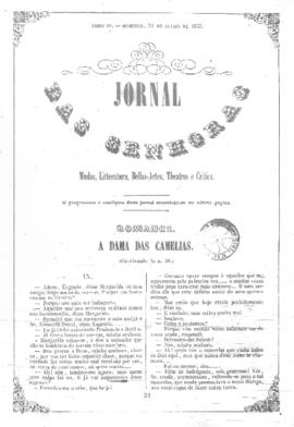 O Jornal das senhoras [jornal], t. 4, [s/n]. Rio de Janeiro-RJ, 31 jul. 1853.