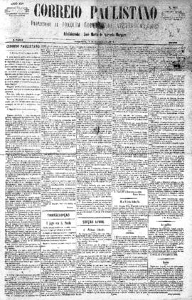 Correio paulistano [jornal], [s/n]. São Paulo-SP, 31 dez. 1878.