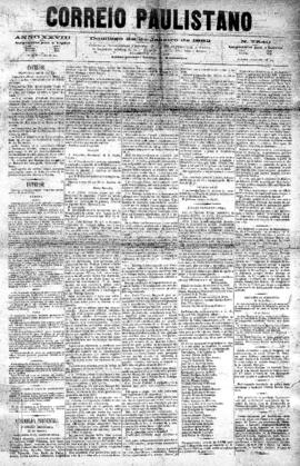 Correio paulistano [jornal], [s/n]. São Paulo-SP, 22 jan. 1882.