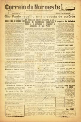 Correio da noroeste [jornal], a. 2, n. 350. Bauru-SP, 29 jul. 1932.