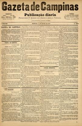 Gazeta de Campinas [jornal], a. 8, n. 1072. Campinas-SP, 01 jul. 1877.