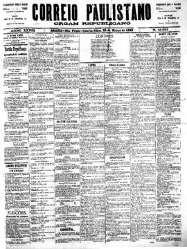 Correio paulistano [jornal], [s/n]. São Paulo-SP, 22 mar. 1893.
