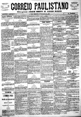 Correio paulistano [jornal], [s/n]. São Paulo-SP, 12 out. 1888.