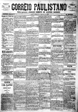 Correio paulistano [jornal], [s/n]. São Paulo-SP, 29 dez. 1888.