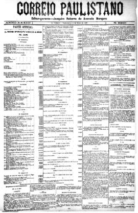 Correio paulistano [jornal], [s/n]. São Paulo-SP, 13 mai. 1887.