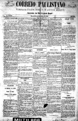 Correio paulistano [jornal], [s/n]. São Paulo-SP, 18 mai. 1880.