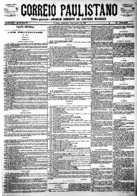 Correio paulistano [jornal], [s/n]. São Paulo-SP, 10 ago. 1888.