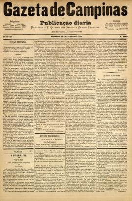 Gazeta de Campinas [jornal], a. 8, n. 1060. Campinas-SP, 16 jun. 1877.