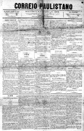 Correio paulistano [jornal], [s/n]. São Paulo-SP, 09 jun. 1882.