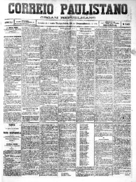 Correio paulistano [jornal], [s/n]. São Paulo-SP, 11 dez. 1894.