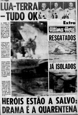 Última Hora [jornal]. Rio de Janeiro-RJ, 24 jul. 1969 [ed. extra, 1].
