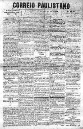 Correio paulistano [jornal], [s/n]. São Paulo-SP, 02 mar. 1882.