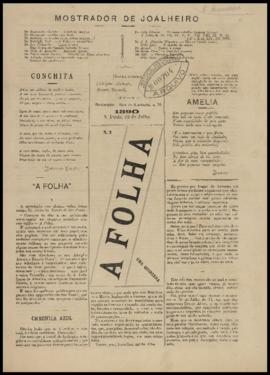A Folha [jornal], n. 2. São Paulo-SP, 23 jul. 1890.