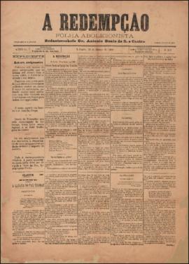A Redempção [jornal], a. 2, n. 122. São Paulo-SP, 18 mar. 1888.