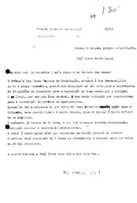 TV Tupi [emissora]. Dossiê subsidiário [programa não identificado], 28 dez. 1978.