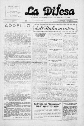 La Difesa [jornal], [s/n]. São Paulo-SP, 10 dez. 1931.