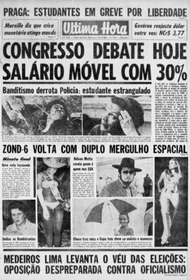 Última Hora [jornal]. Rio de Janeiro-RJ, 19 nov. 1968 [ed. matutina].
