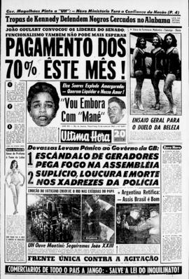 Última Hora [jornal]. Rio de Janeiro-RJ, 11 jun. 1963 [ed. vespertina].