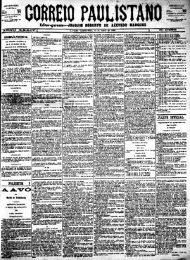 Correio paulistano [jornal], [s/n]. São Paulo-SP, 11 abr. 1888.