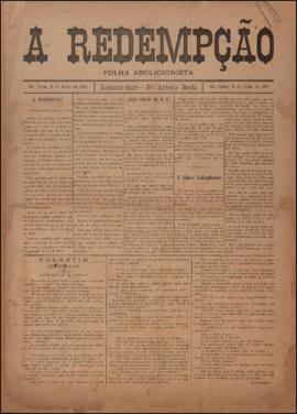 A Redempção [jornal], [s/n]. São Paulo-SP, 18 jul. 1897.