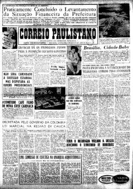Correio paulistano [jornal], [s/n]. São Paulo-SP, 08 mai. 1957.