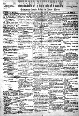 Correio paulistano [jornal], [s/n]. São Paulo-SP, 24 jul. 1885.