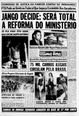 Última Hora [jornal]. Rio de Janeiro-RJ, 13 jun. 1963 [ed. vespertina].