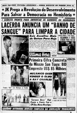 Última Hora [jornal]. Rio de Janeiro-RJ, 14 mar. 1963 [ed. vespertina].