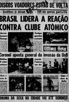 Última Hora [jornal]. Rio de Janeiro-RJ, 12 set. 1968 [ed. vespertina].
