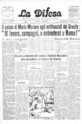 La Difesa [jornal], a. 6, n. 316. São Paulo-SP, 06 jul. 1930.