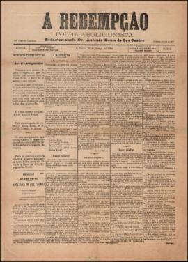 A Redempção [jornal], a. 2, n. 124. São Paulo-SP, 25 mar. 1888.