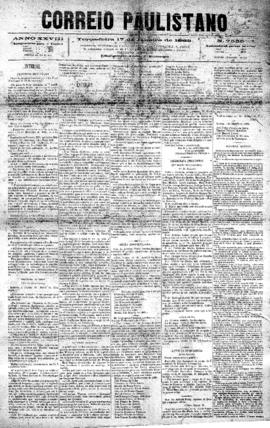 Correio paulistano [jornal], [s/n]. São Paulo-SP, 17 jan. 1882.