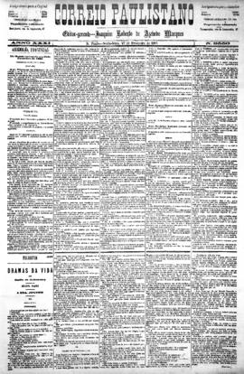 Correio paulistano [jornal], [s/n]. São Paulo-SP, 27 fev. 1885.