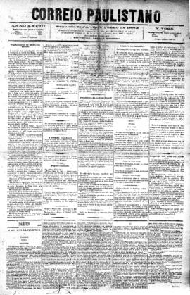 Correio paulistano [jornal], [s/n]. São Paulo-SP, 19 jun. 1882.