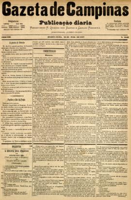 Gazeta de Campinas [jornal], a. 8, n. 1046. Campinas-SP, 30 mai. 1877.