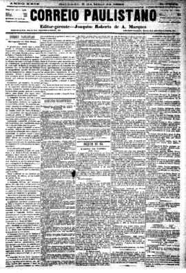 Correio paulistano [jornal], [s/n]. São Paulo-SP, 05 mai. 1883.