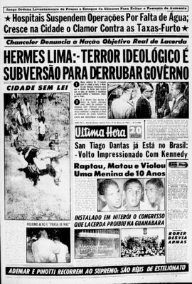 Última Hora [jornal]. Rio de Janeiro-RJ, 27 mar. 1963 [ed. vespertina].