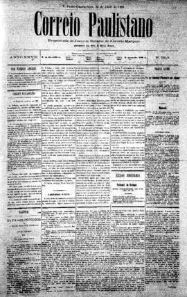 Correio paulistano [jornal], [s/n]. São Paulo-SP, 20 abr. 1881.