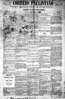 Correio paulistano [jornal], [s/n]. São Paulo-SP, 15 fev. 1880.