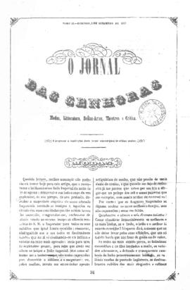 O Jornal das senhoras [jornal], t. 2, [s/n]. Rio de Janeiro-RJ, 05 set. 1852.