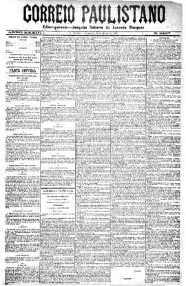 Correio paulistano [jornal], [s/n]. São Paulo-SP, 20 mar. 1887.