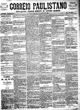 Correio paulistano [jornal], [s/n]. São Paulo-SP, 08 fev. 1888.