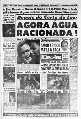Última Hora [jornal]. Rio de Janeiro-RJ, 27 mai. 1963 [ed. vespertina].