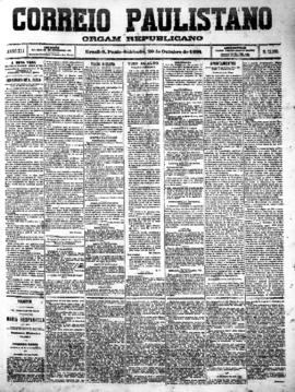 Correio paulistano [jornal], [s/n]. São Paulo-SP, 20 out. 1894.