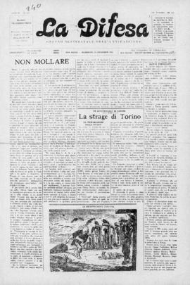 La Difesa [jornal], a. 5, n. 231. São Paulo-SP, 23 dez. 1928.