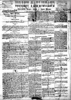 Correio paulistano [jornal], [s/n]. São Paulo-SP, 03 set. 1886.