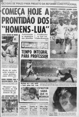 Última Hora [jornal]. Rio de Janeiro-RJ, 07 jul. 1969 [ed. vespertina].
